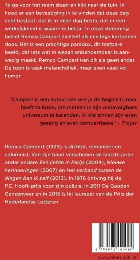 Vandaag ben ik een lege kartonnen doos