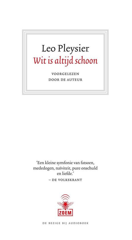 Wit is altijd schoon