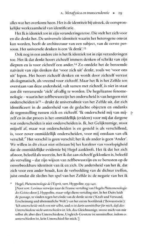 Grote klassieken - Totaliteit en Oneindig