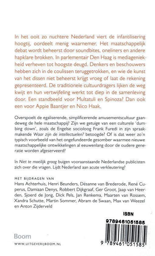 Niet te moeilijk graag