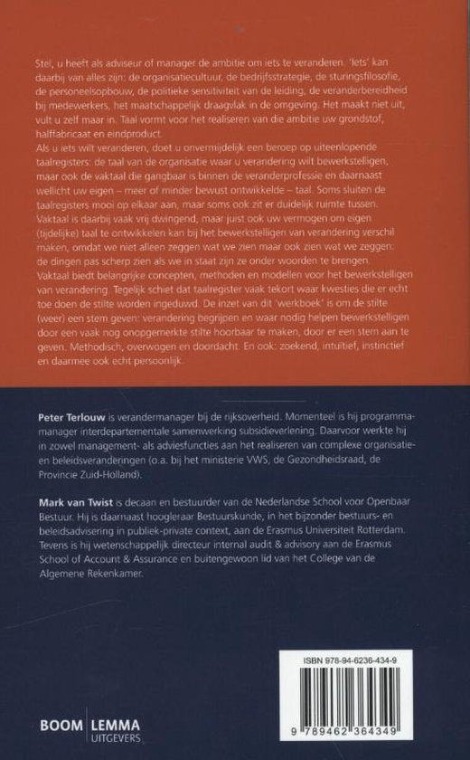 Hoe ruikt verandering?