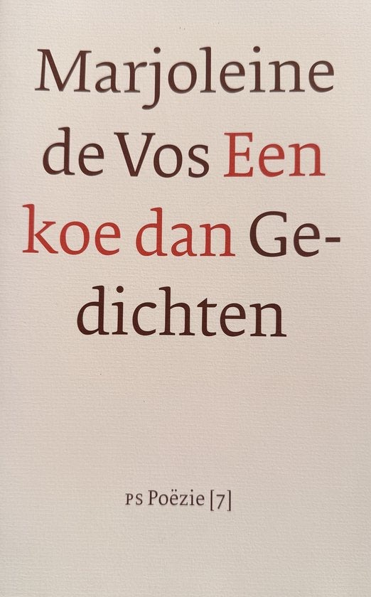 Een koe dan gedichten