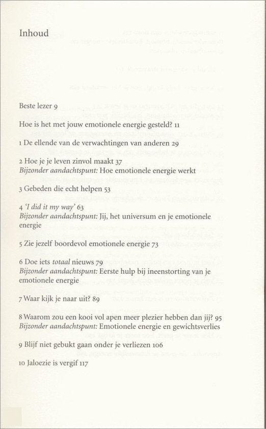 Vergroot je emotionele energie