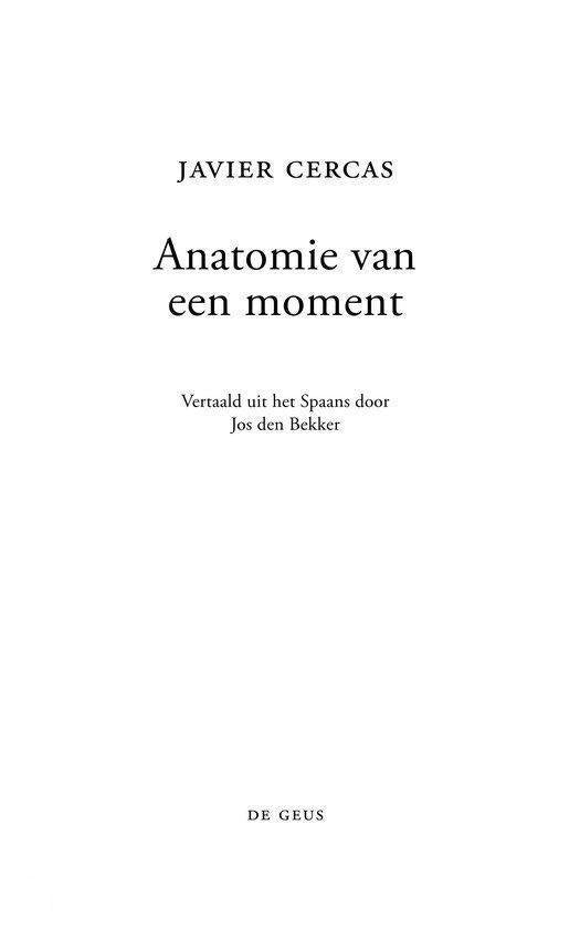Anatomie van een moment