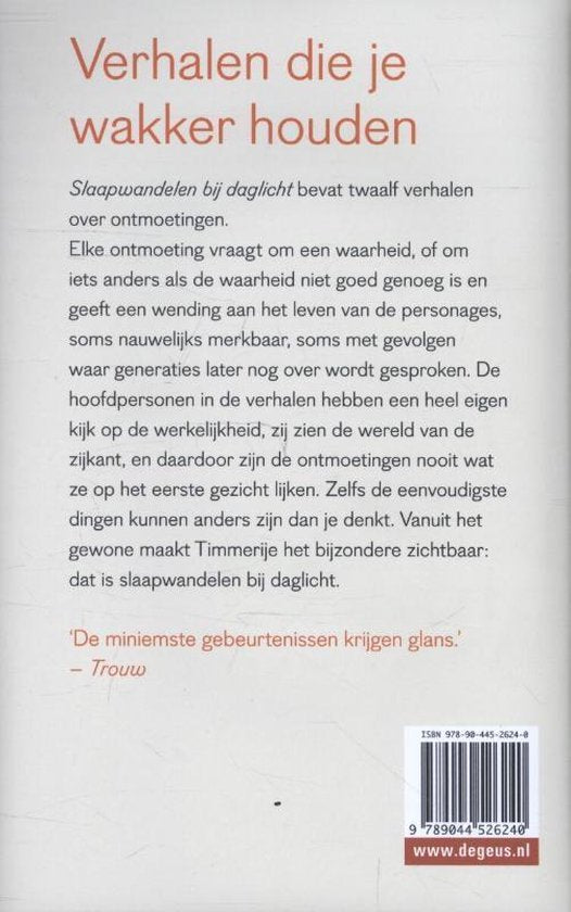 Slaapwandelen bij daglicht
