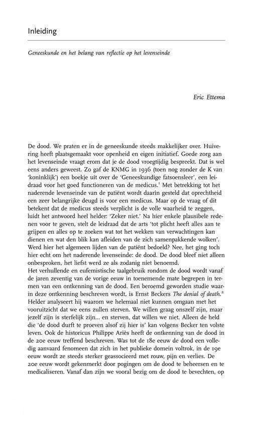 Filosofie, geneeskunde en de dood