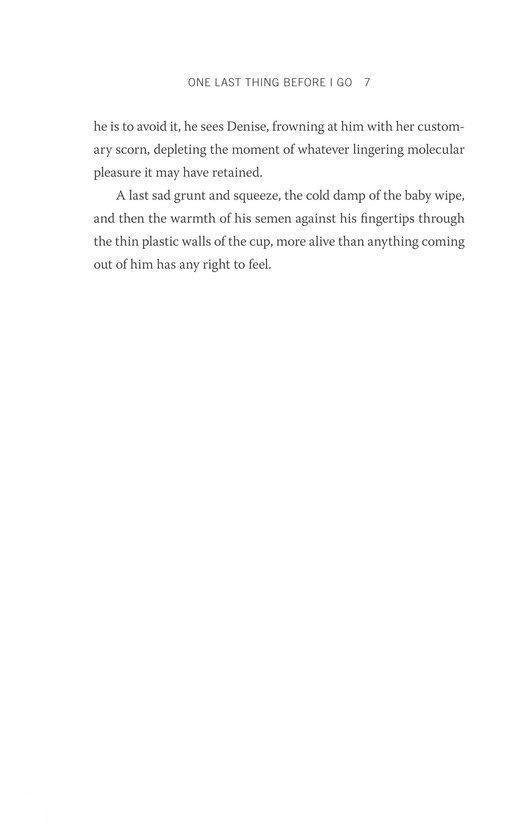 One Last Thing Before I Go