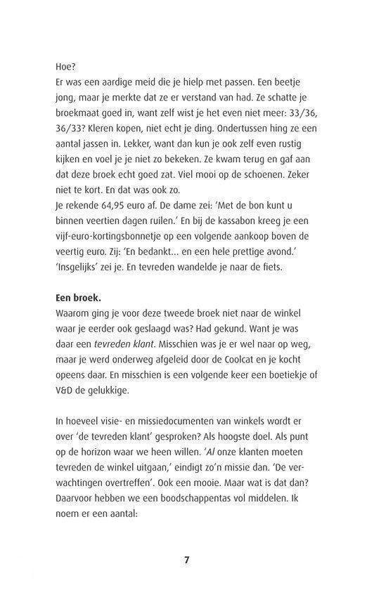 Retaildenkers - Aan tevreden klanten heb je niets
