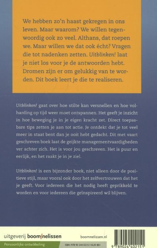 Uitblinken!