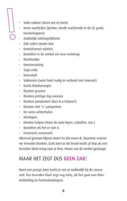 Retaildenkers - Aan tevreden klanten heb je niets