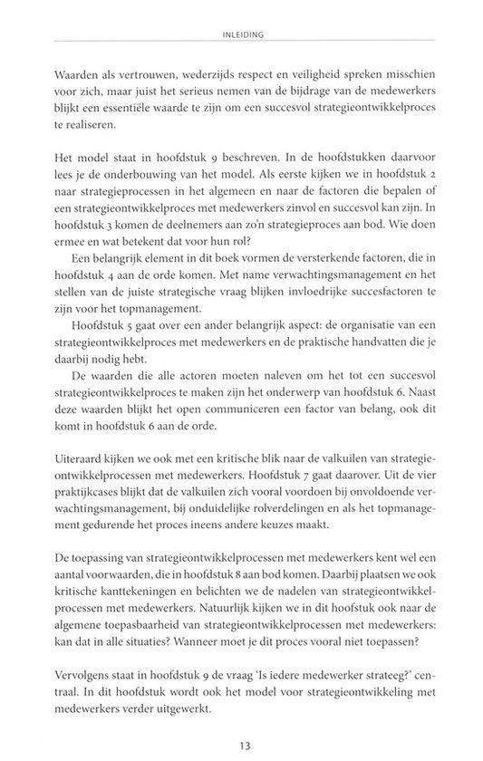 Iedere medewerker strateeg