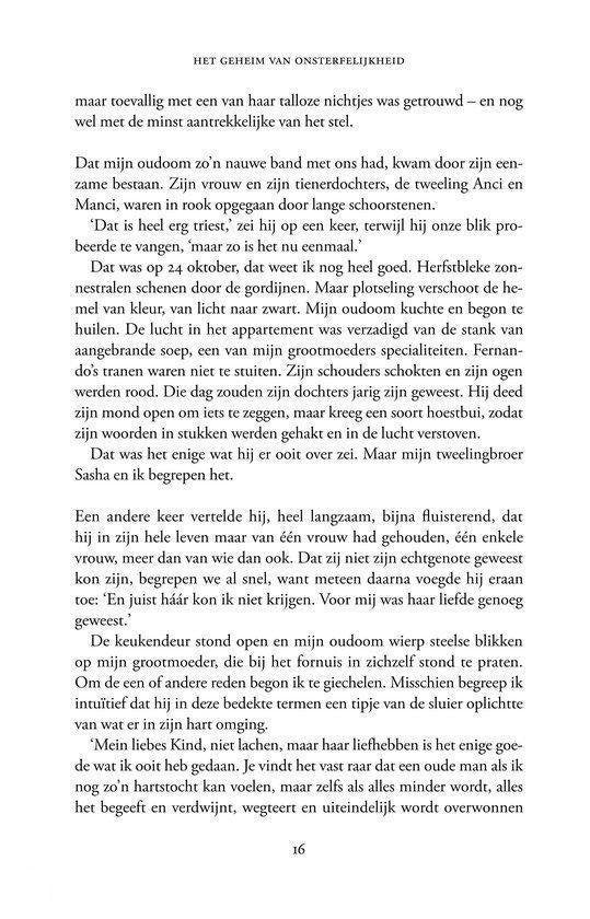Het geheim van onsterfelijkheid