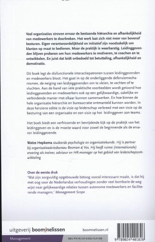 Stoppen met leidinggeven