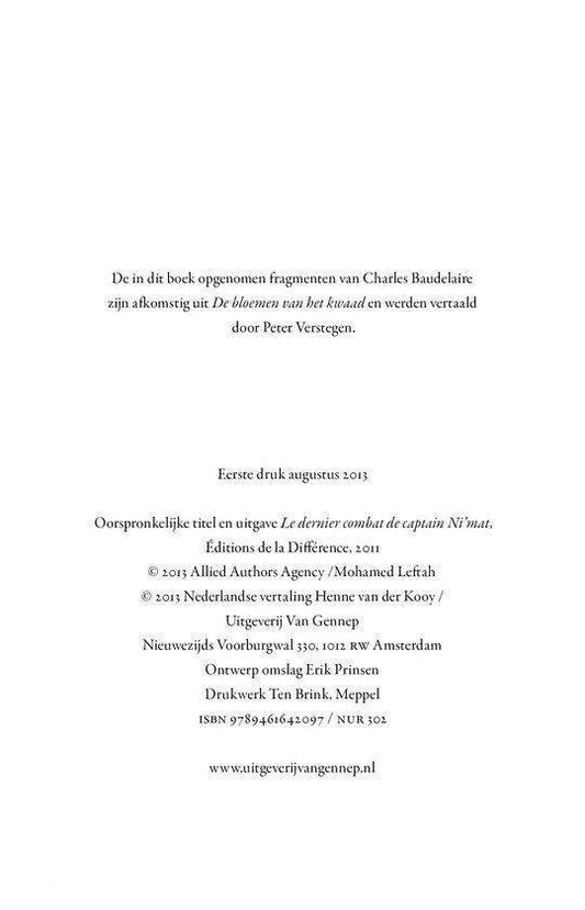 De laatste strijd van kapitein Ni'mat