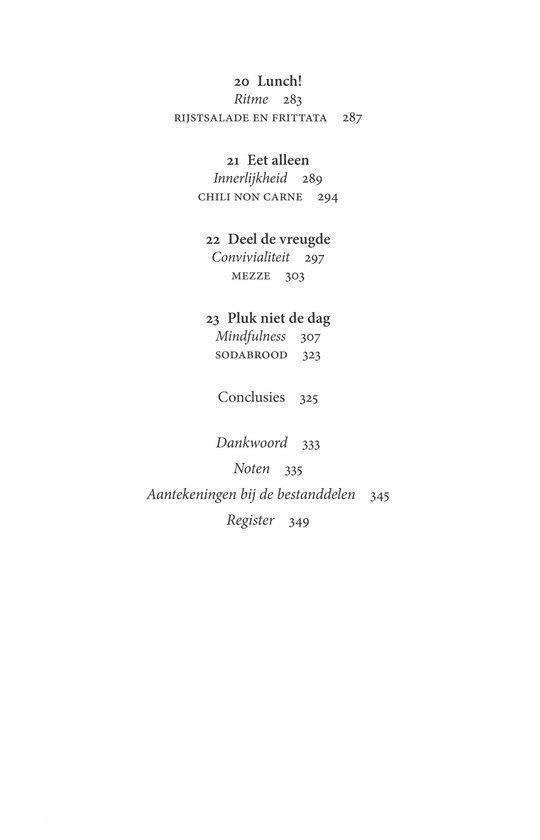 Deugden van de tafel