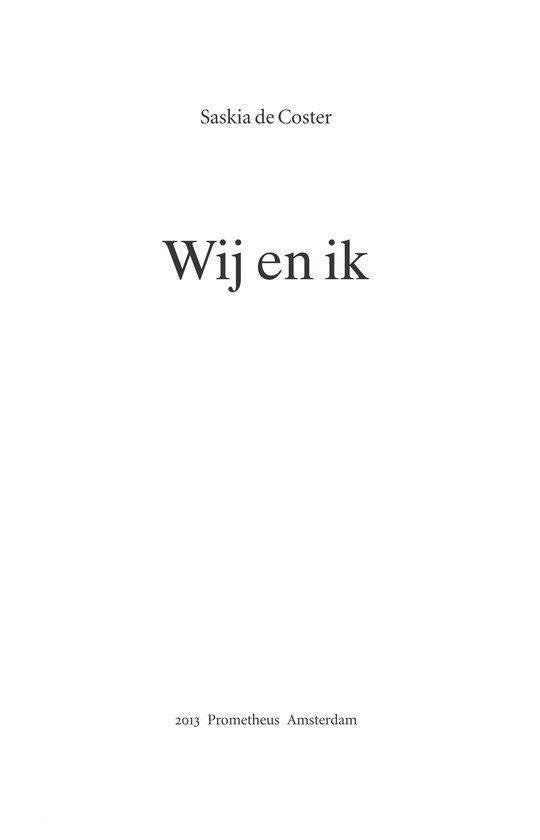 Wij en ik