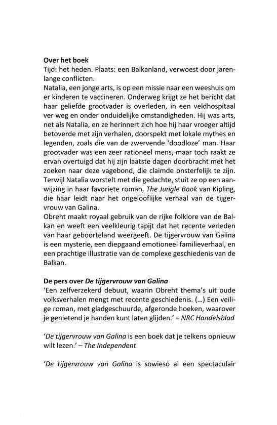 De tijgervrouw van Galina