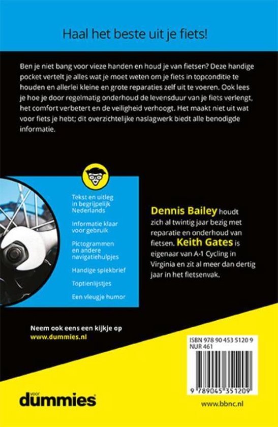 Voor Dummies - Je fiets repareren en onderhouden voor Dummies