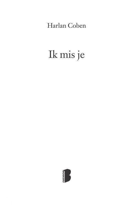 Ik mis je