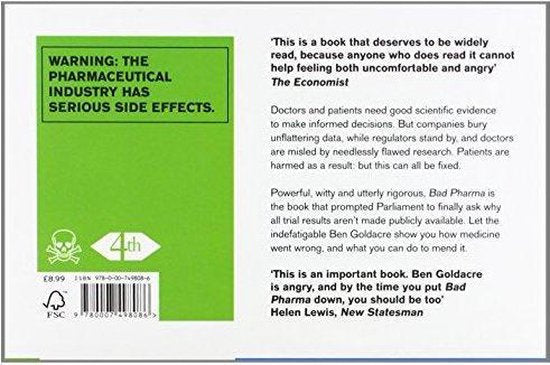 Bad Pharma How Drug Companies Mislead Do