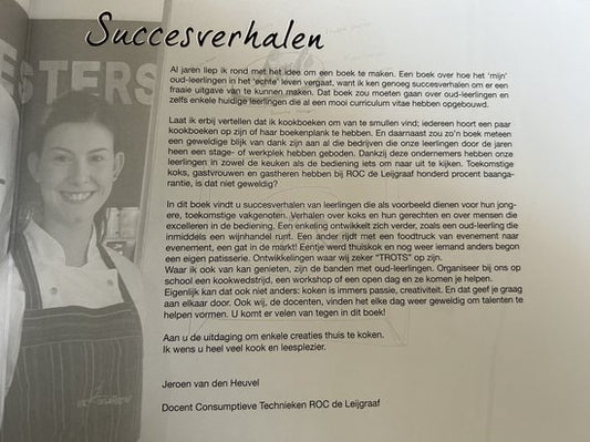 Trots ( kookboek van oud ROC de Leijgraaf leerlingen )