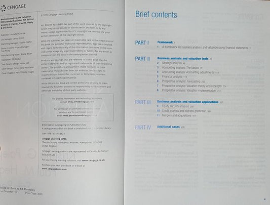Business Analysis and Valuation