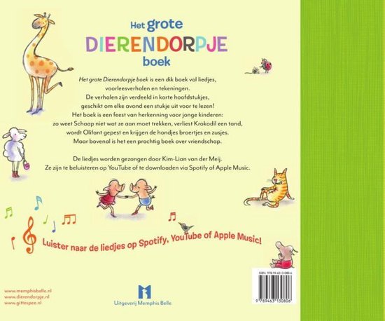 Het grote dierendorpje boek