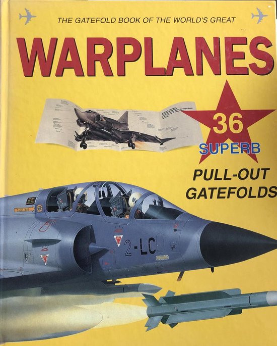 Gatefold book warplanes-yellew