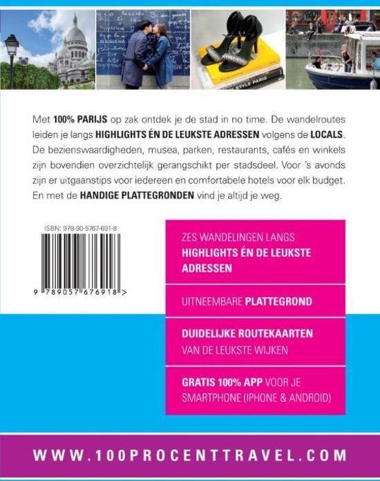 100% stedengidsen - 100% Parijs