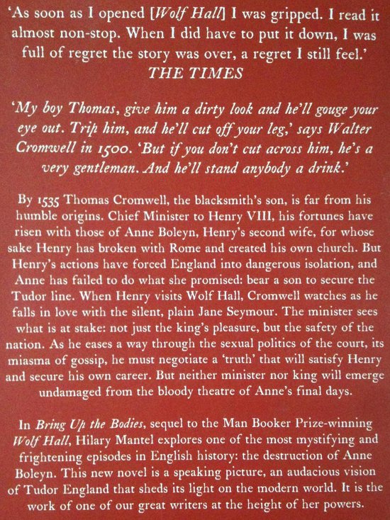 The Wolf Hall Trilogy 2 - Bring up the Bodies