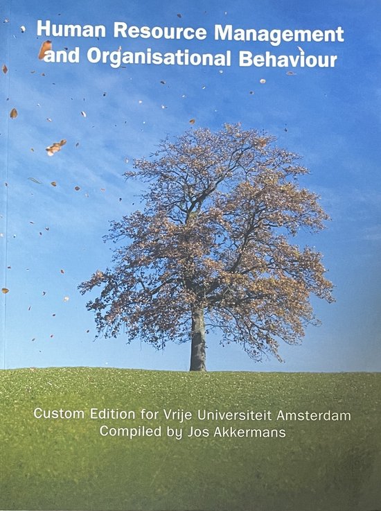 Human Resource Management En Organisational Behavior