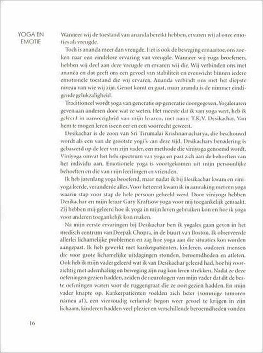 Yoga En Emotie