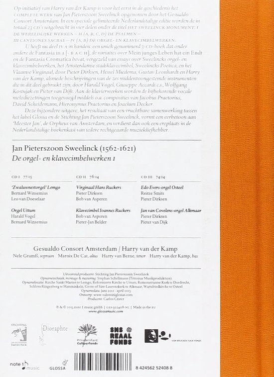 Gesualdo Consort Amsterdam - Orgel- En Klavecimbelwerken Volume I (3 CD)
