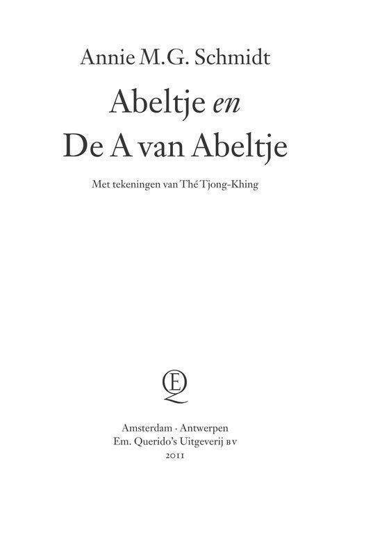 Abeltje & De A van Abeltje