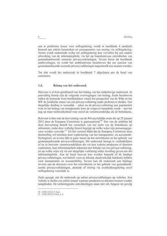 Recht doen aan Privacyverklaringen