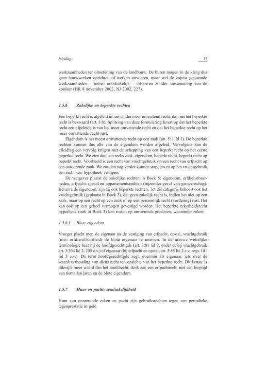 Recht en Praktijk - Vastgoedrecht - Eigendom en beperkte rechten