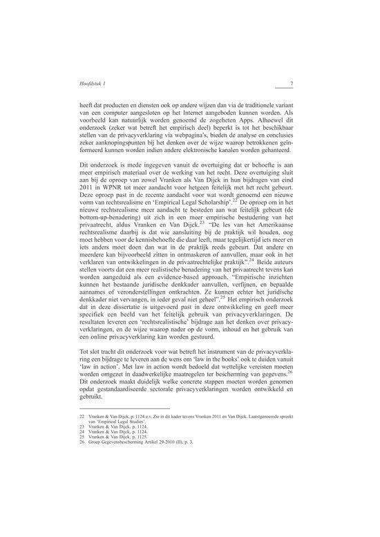 Recht doen aan Privacyverklaringen