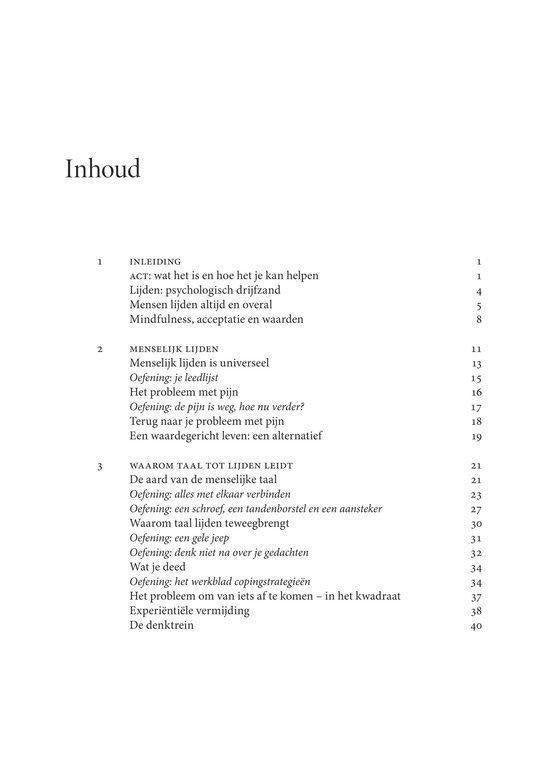 Uit je hoofd, in het leven