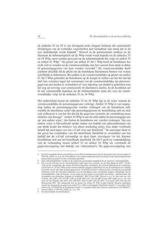 Recht doen aan Privacyverklaringen