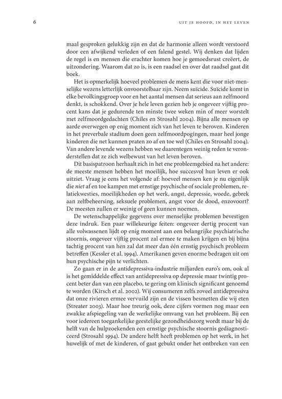 Uit je hoofd, in het leven