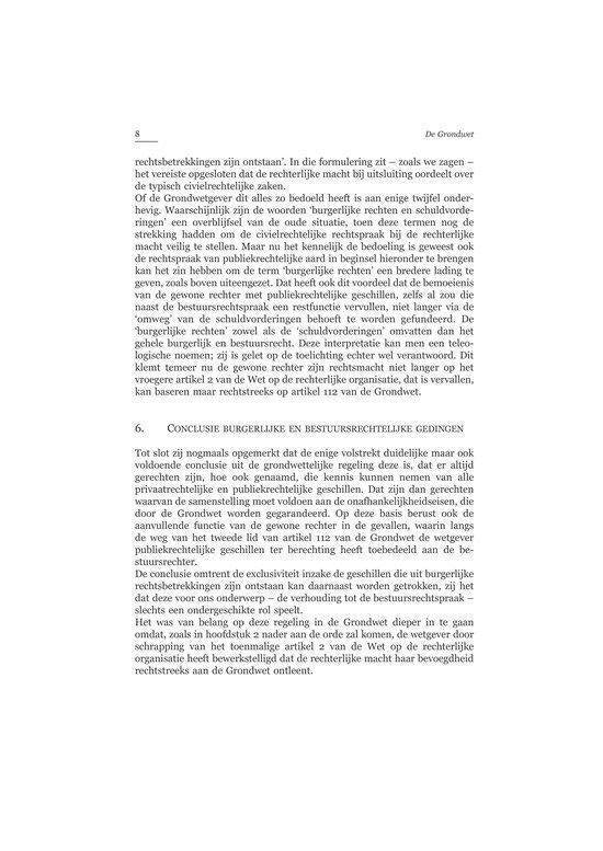 Recht en Praktijk-Staats- en Bestuursrecht SB6 - De gewone rechter en de bestuursrechtspraak