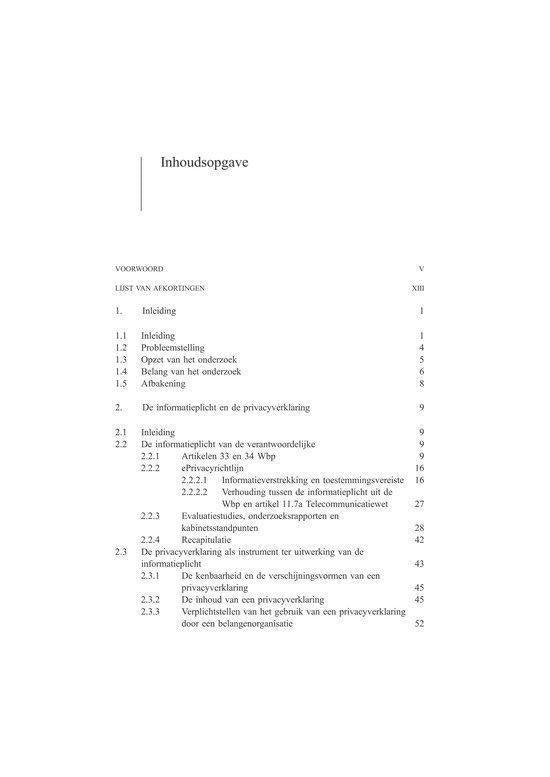 Recht doen aan Privacyverklaringen