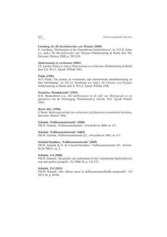 Recht en Praktijk - Insolventierecht 4 - Arbeidsovereenkomst en insolventierecht