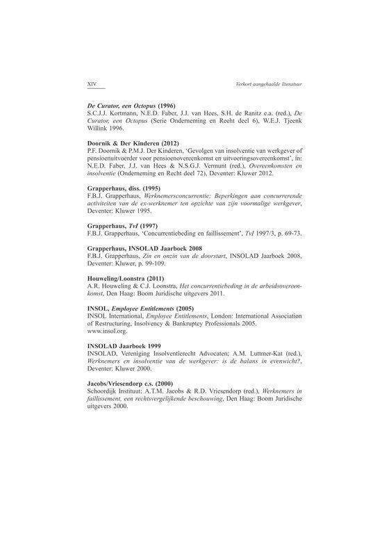 Recht en Praktijk - Insolventierecht 4 - Arbeidsovereenkomst en insolventierecht