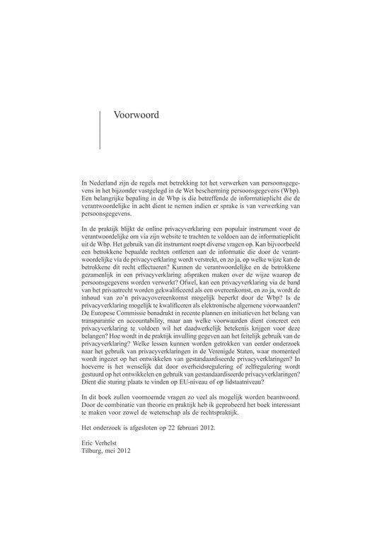 Recht doen aan Privacyverklaringen