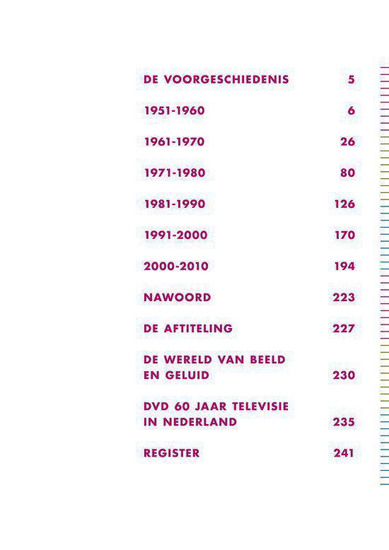 60 jaar Televisie in Nederland + CD