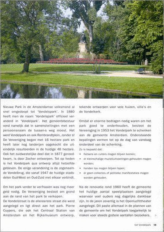 Go Vondelpark Alles Wat Je Kunt Doen Zie