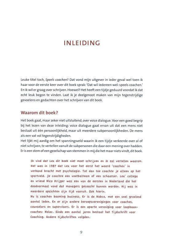 Speels coachen