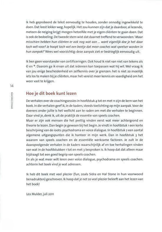 Speels coachen