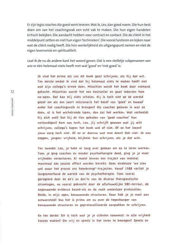 Speels coachen